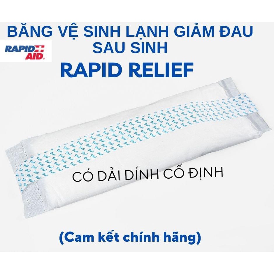 Băng vệ sinh lạnh giảm đau Rapid Relief cho mẹ sau sinh