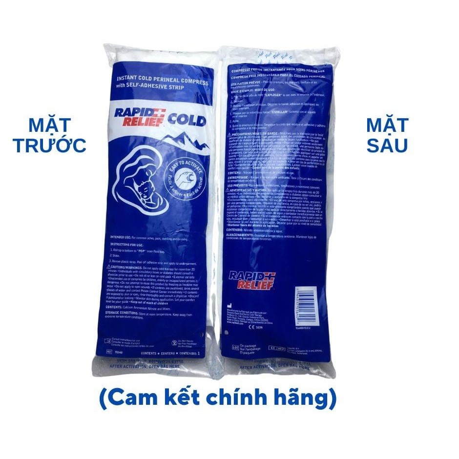 Băng vệ sinh lạnh giảm đau Rapid Relief cho mẹ sau sinh