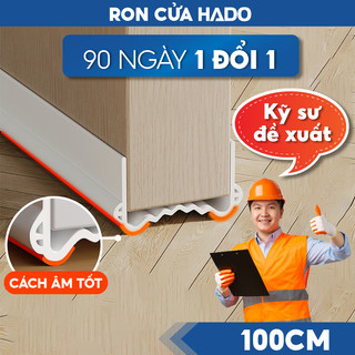 Ron chặn khe hở đáy cửa ngăn bụi, chống ồn, chặn gió lùa HADO Thanh nẹp cao su chống côn trùng, cách âm, giữ hơi lạnh
