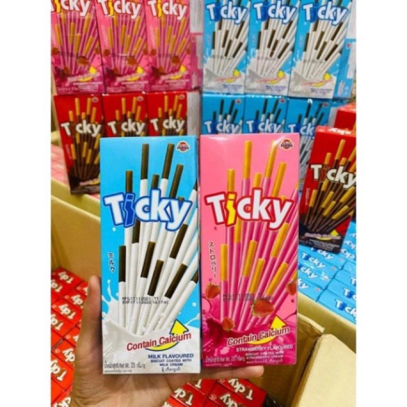 Bánh Que TICKY Thái Lan Đủ Vị Hộp 20g