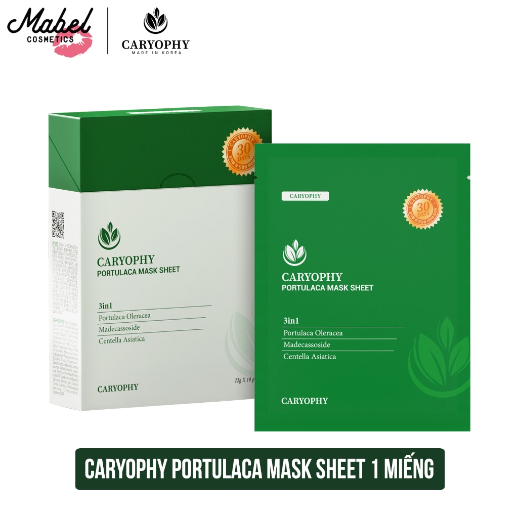 Mặt nạ Caryophy Portulaca Mask Sheet 22g