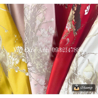 Gấm tafta hoa đào