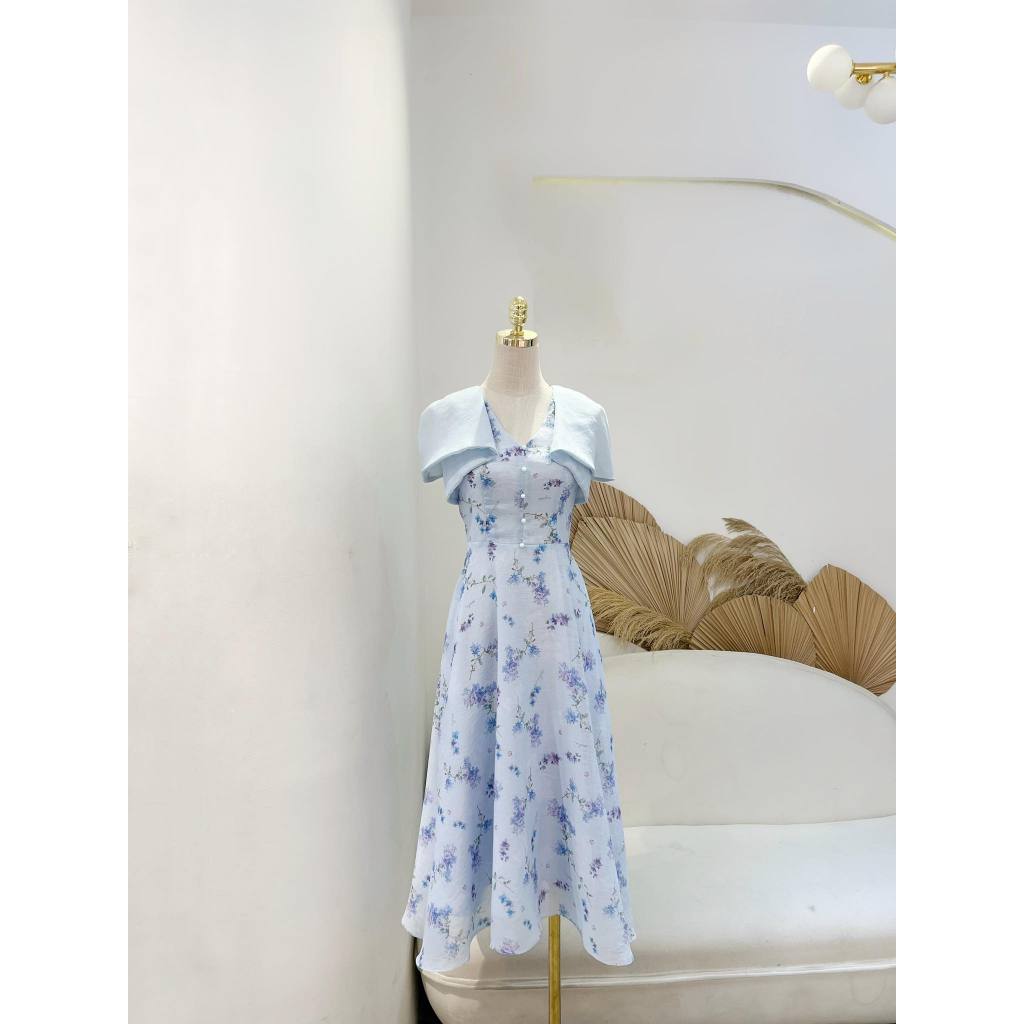 TIELA  Đầm váy hoa dáng dài-Mei Dress