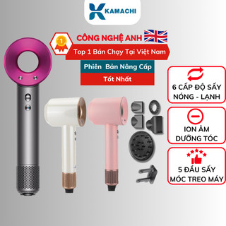 Máy sấy tóc mini deladep ion âm 2 chiều nóng lạnh, công suất lớn 2200w, nhanh khô, tạo kiểu, chống gãy rụng tóc - mst08