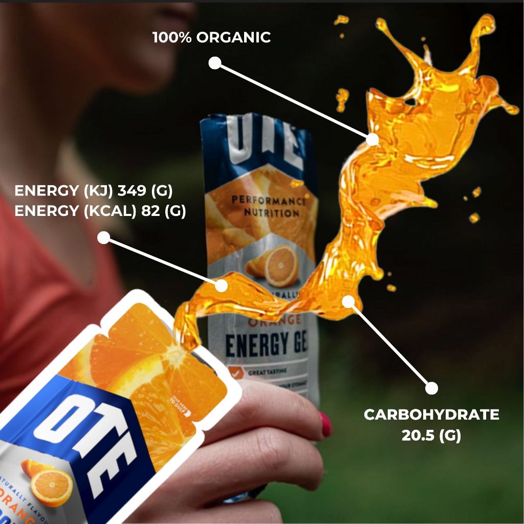 Gel Năng Lượng Nhanh Thể Thao OTE Energy Gel, Dạng Lỏng Dễ Ăn, Chiết Xuất Hoa Quả Tự Nhiên, Dễ Dàng Tiêu Hóa