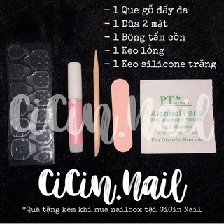 CiCin Nailbox 🖤 / Móng úp Thạch Hồng Đất Trơn Mental Bare (KH đọc kỹ mô tả)