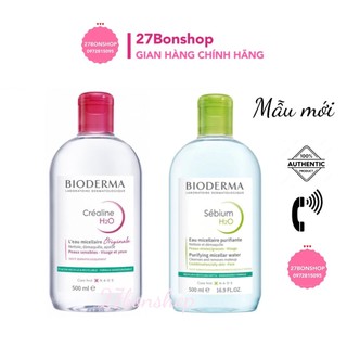 Nước tẩy trang bioderma sébium h2o pháp 500ml