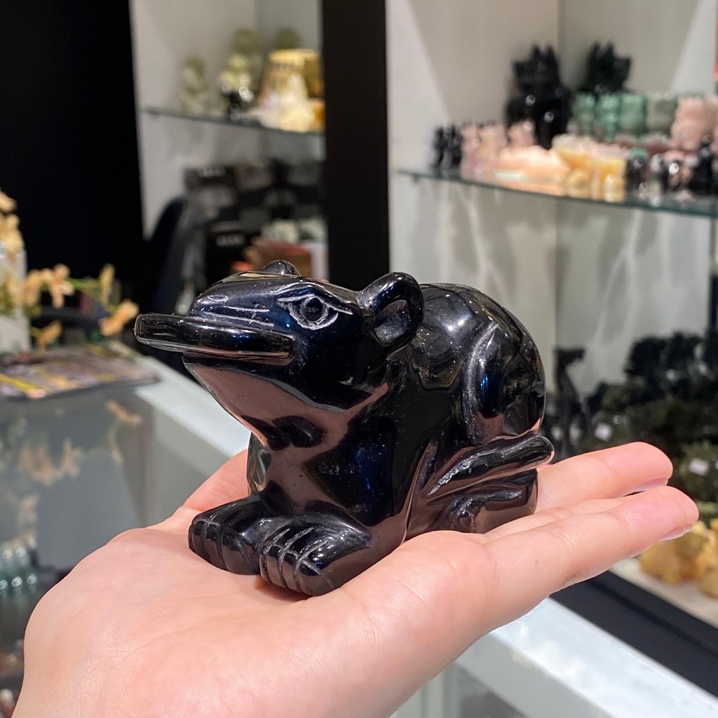 Tượng Chuột Hắc Ngà, Tượng Chuột đá Phong Thủy GM197