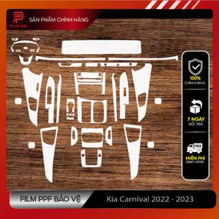 Kia Carnival 2021-2024 (form cũ): Film PPF Cao cấp dán chống xước nội thất. Kháng ố, trong suốt.Bảo vệ nội thất Proshied