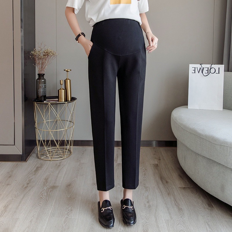 Quần bầu Baggy công sở dài chất UMI Hàn cao cấp ống rộng thời trang Bigsize HEROMOM