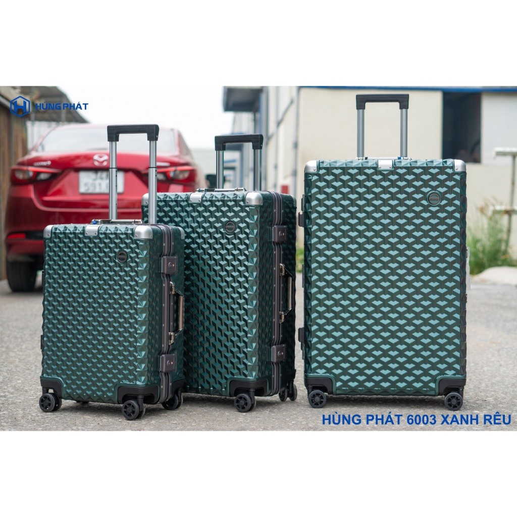 (SIZE 28) VALI KHUNG NHÔM 3D CAO CẤP - KHÓA SẬP - VALI KÝ GỬI - VALI DU HỌC