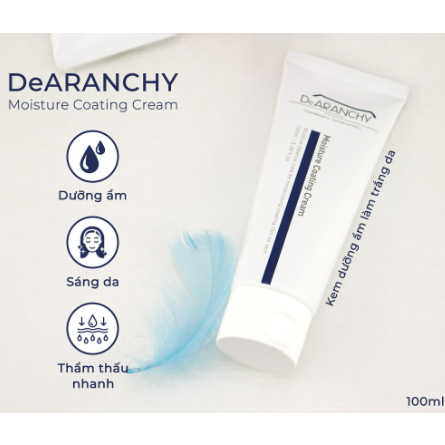 Kem dưỡng ẩm làm trắng da DeARANCHY Moisture Coating Cream 100ml