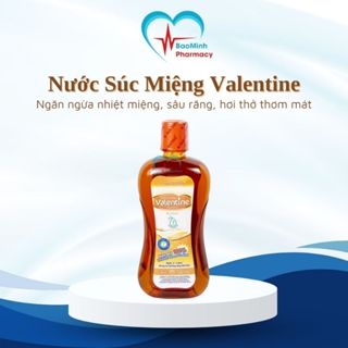 Nước Súc Miệng Valentine Sao Thái Dương 500ml Giúp Làm Sạch Răng Miệng Ngăn Ngừa Nhiệt Miệng Và Sâu Răng