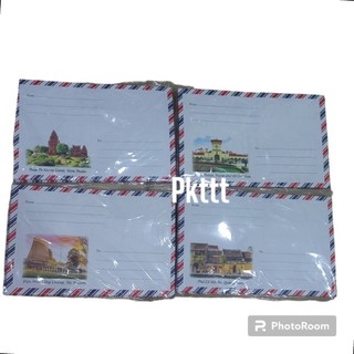 Xấp 20 cái bao thư sọc có keo dán cao cấp (hình ngẫu nhiên)