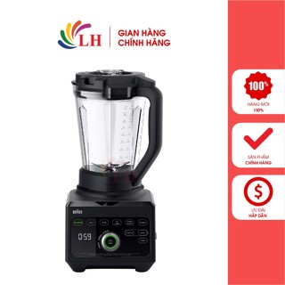 Máy xay sinh tố Braun JB9040BK - Hàng chính hãng - Hệ thống lưỡi dao PrecisionEdge đem đến hiệu quả xay trộn tối ưu nhất