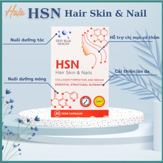 Viên uống hỗ trợ điều trị mụn, thúc đẩy sức khỏe móng tay và dưỡng tóc HSN Hair Skin & Móng Tay – Deep Blue Health
