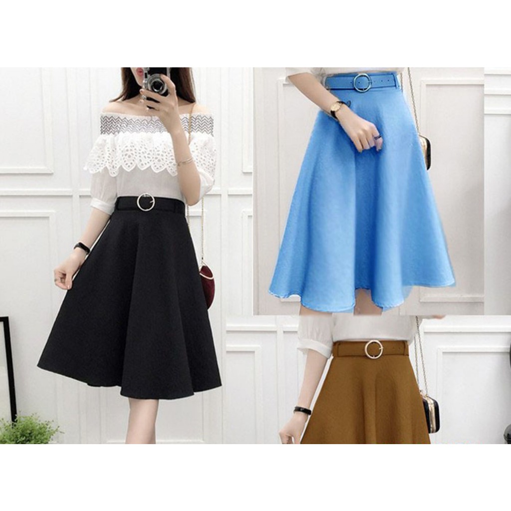 Chân Váy Nữ ❣️𝑭𝒓𝒆𝒆𝒔𝒉𝒊𝒑❣️ Chân váy kèm belt hottrend Hàng thiết kế phom chuẩn đẹp