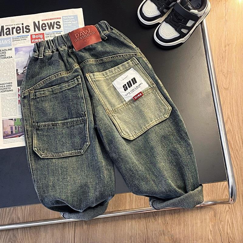 Quần bò cho bé trai Quảng Châu Sukun Quần jeans trẻ em kunkid