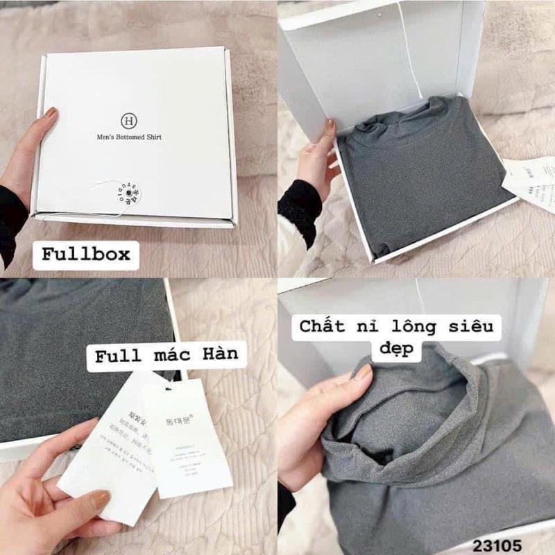 ÁO GIỮ NHIỆT NAM FULL BOX HỘP H