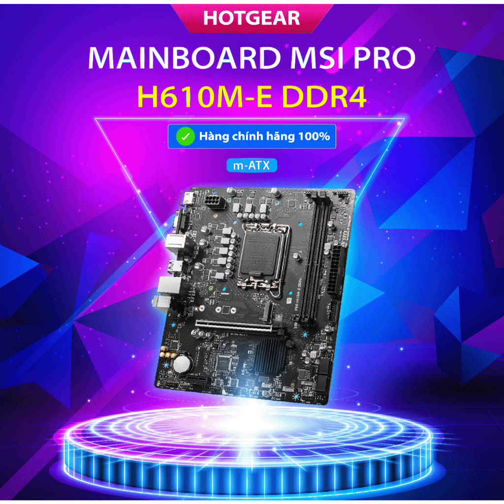 MSI PRO H610M E DDR4