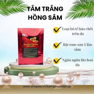 Tắm trắng hồng sâm