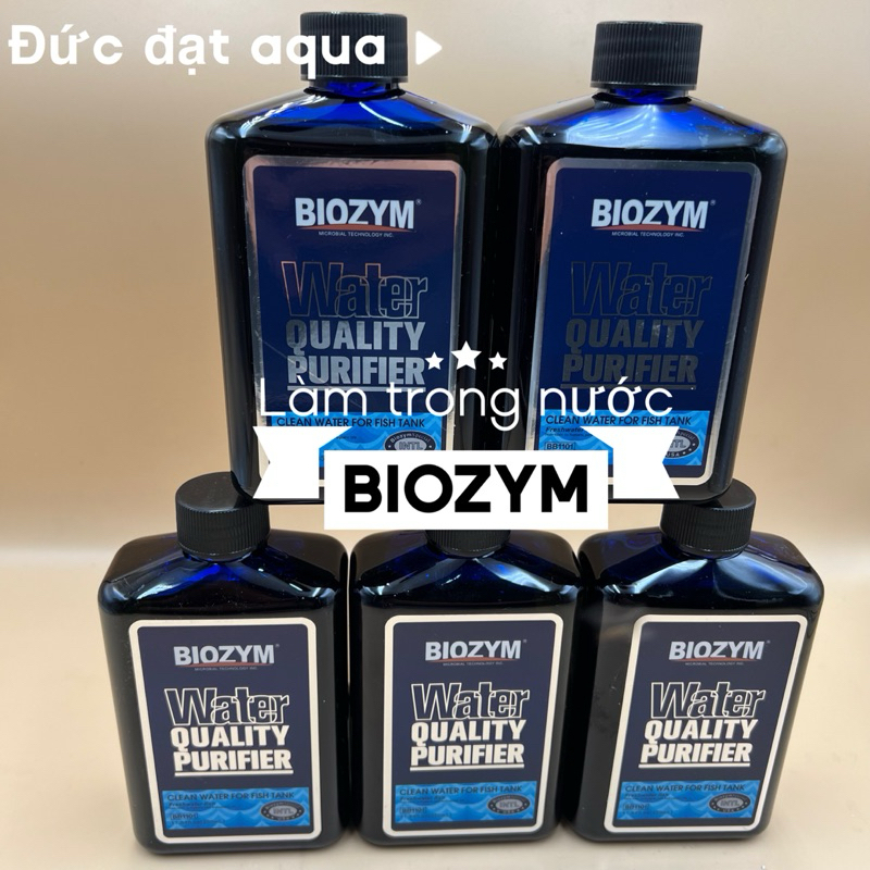 Biozym Water Quality Purifier làm trong nước hồ cá cao cấp
