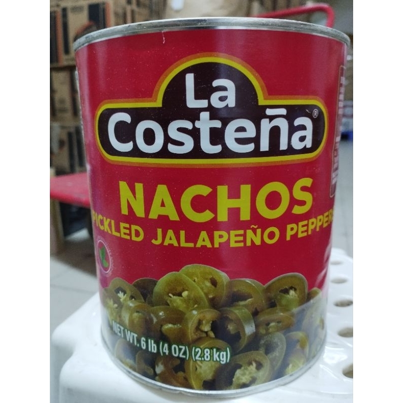 ỚT LÁT NGÂM LACOSTENA JALAPENO NACHO SLICES 2.8KG