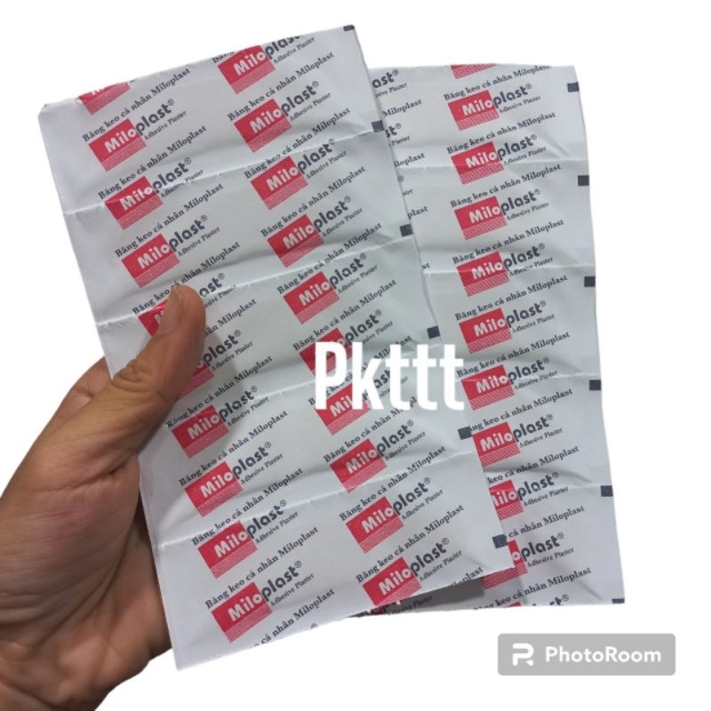 Hộp 100 Miếng Băng cá nhân Milo plast
