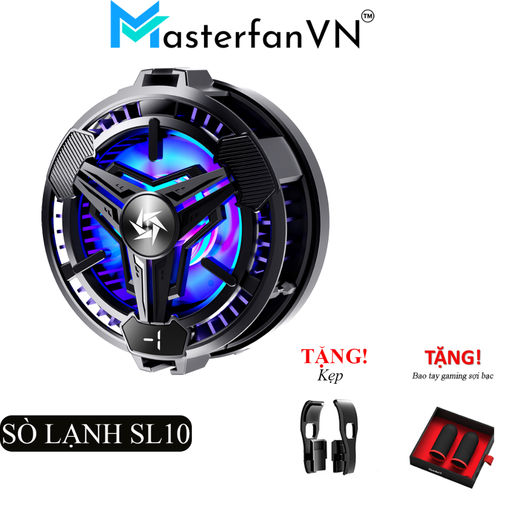 Quạt tản nhiệt điện thoại sò lạnh SL25 / SL21 / SL20 có tặng kẹp, hút nam châm dành cho iPad (máy tính bảng) | BigBuy360 - bigbuy360.vn