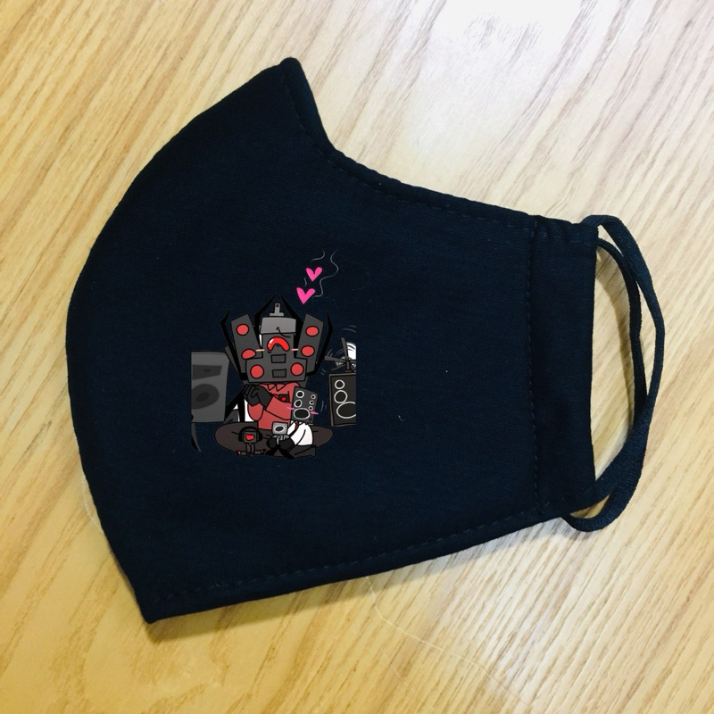 Khẩu trang titan speakerman skibidi toilet