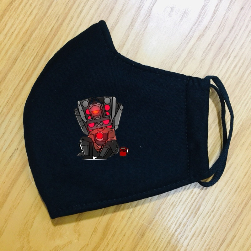 Khẩu trang titan speakerman skibidi toilet