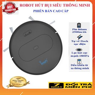 Robot Hút Bụi Lau Nhà - OB11 PRO - Tự Động Sặc Pin Thông Minh - Tự Động Lập Trình- Đa Chức Năng- BH 2 Năm