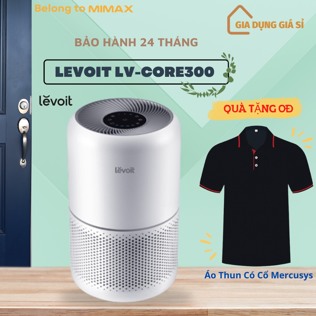 Máy Lọc Không Khí Levoit Core 300 Bộ Lọc HEPA - Bản Quốc Tế - Hàng Chính Hãng - Bảo Hành 24T - MIMAX