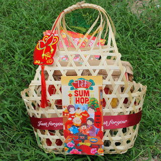 Quà tặng tết Hộp quà tết Set quà 2025 combo quà tết 4 hũ hạt dinh dưỡng cao cấp hộp quà xuân tặng gia đình bạn bè