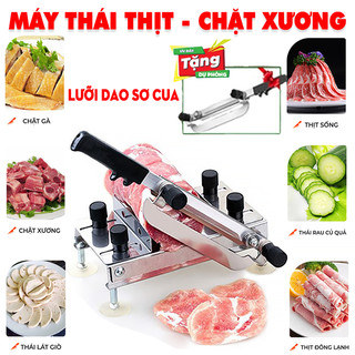 Máy thái thịt đông lạnh - cắt thịt đông - máy cắt thịt gà - dao cắt thịt làm bếp đa năng