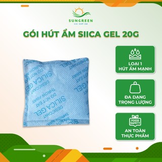 [Silicagel 20Gr] Gói Hút Ẩm SilicaGel Loại 20Gram - Hạt chống ẩm mốc, khử mùi, bảo quản thực phẩm