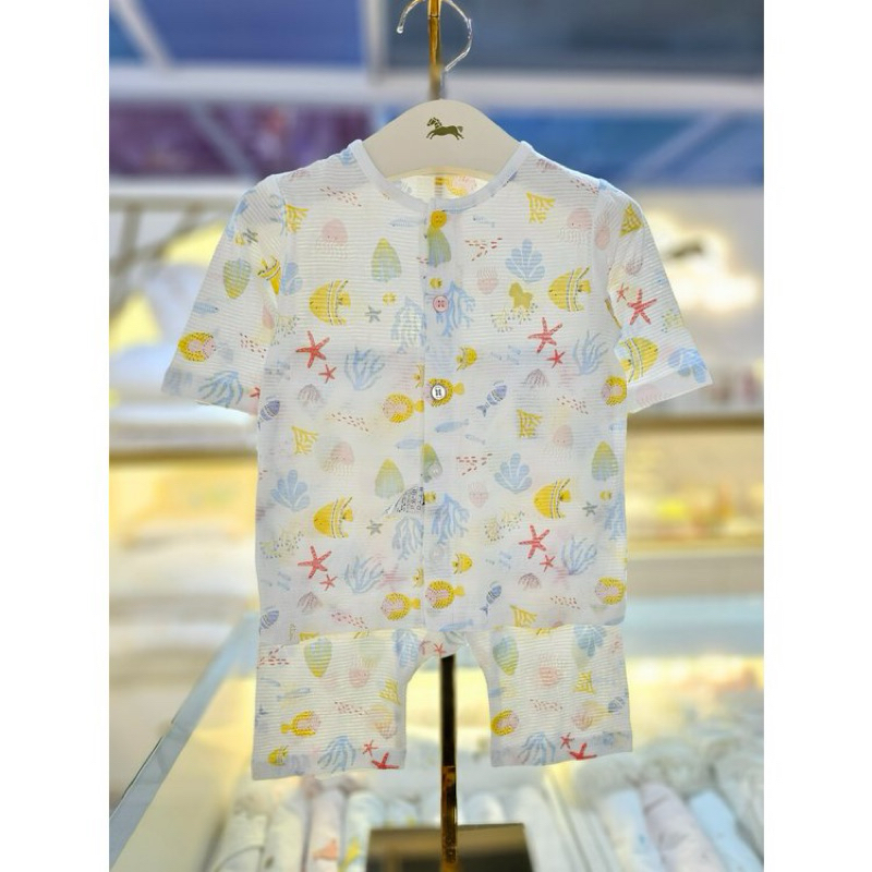 (size 2y ~ 11-13kg) Bộ cotton mềm thoáng Ettoi xuất Hàn dư xịn