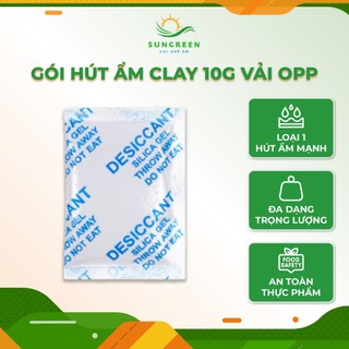 [CLAY] Gói Hút Ẩm Đóng Túi 5Kg Hút Ẩm Clay Loại 2/5/10/50/100/200/500g/gói Activated Clay - Túi Đát Sét Than Hoạt Tính
