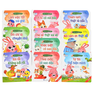 Sách Cho bé từ 0-6 Tuổi ( Cùng con khôn lớn.moimoi..lengkeng.buồn ngủ ơi là buồn ngủ )