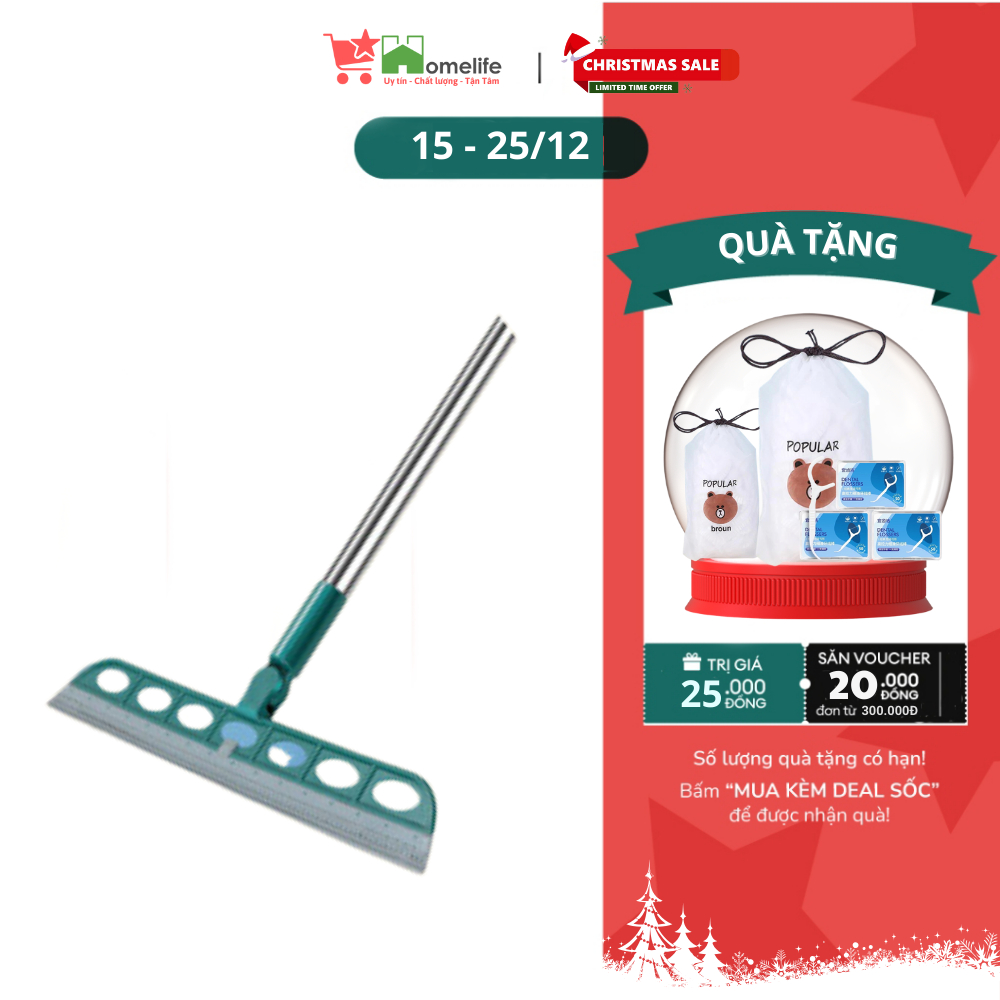 Cây Gạt Nước, Sàn Nhà Cao Cấp, Có Khả Năng Vệ Sinh Kính Đa Năng, Lưỡi Chổi Bằng Silicone Mềm Dẻo CGN01