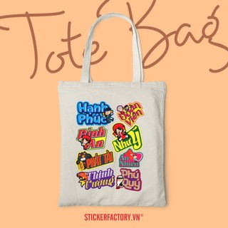 Vietnamese Wishes - Túi Tote Canvas Bag