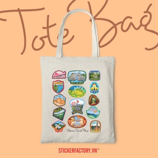 Vietnam Tourist Place - Túi Tote Canvas Bag