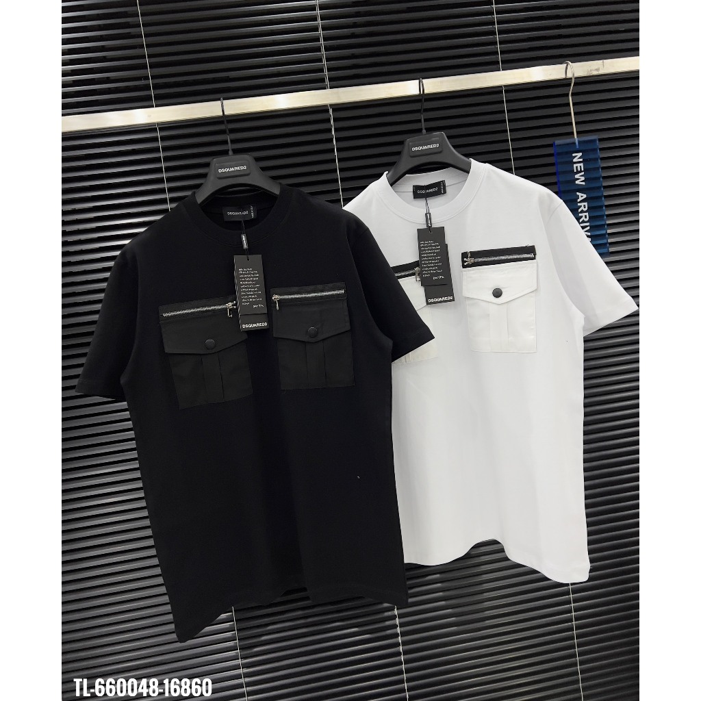🔥Hot🔥Áo thun DSQUARED2 phối túi hộp thiết kế hot trend Nam nữ New 2024