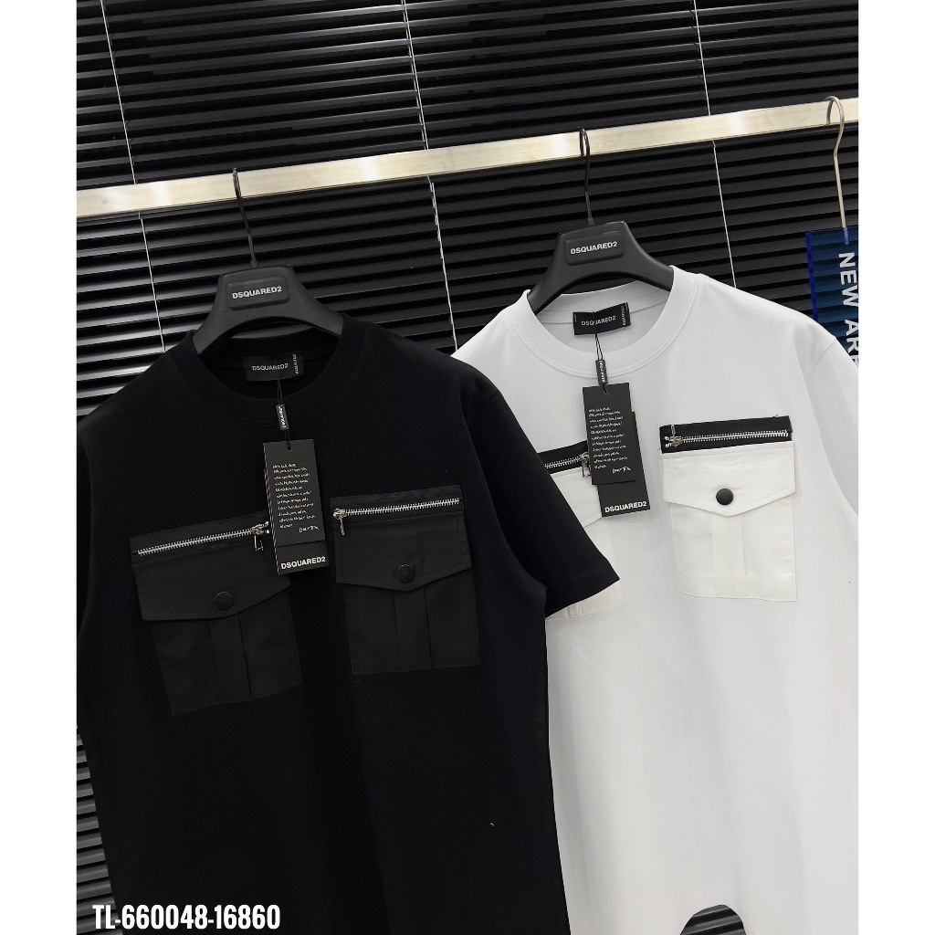 🔥Hot🔥Áo thun DSQUARED2 phối túi hộp thiết kế hot trend Nam nữ New 2024