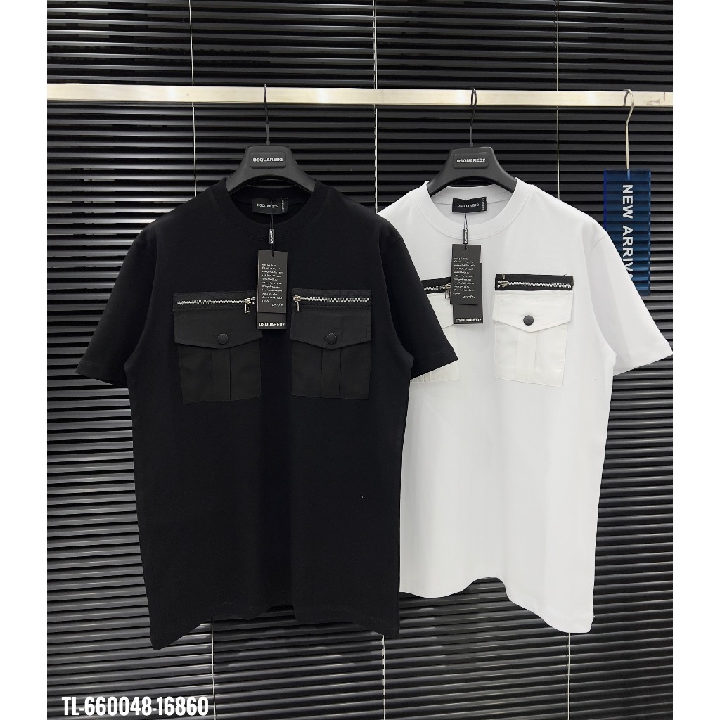 🔥Hot🔥Áo thun DSQUARED2 phối túi hộp thiết kế hot trend Nam nữ New 2024