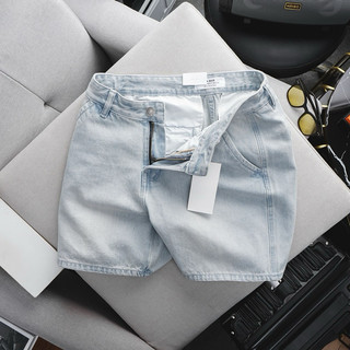 Quần short jean nam túi kiểu xéo thời trang xuất khẩu chất xịn ôm dáng