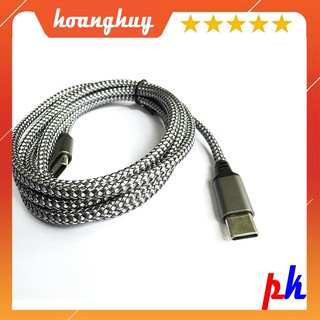 Cáp sạc nhanh Type C PD60W 1.5 mét, 2 mét