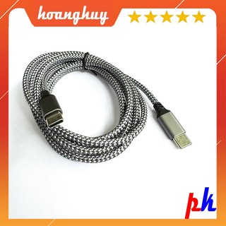 Cáp sạc nhanh Type C PD60W 1.5 mét, 2 mét