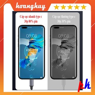 Cáp sạc nhanh Type C PD60W 1.5 mét, 2 mét