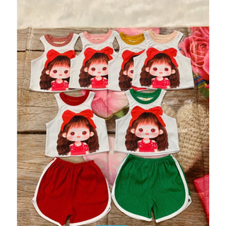 Bộ Thun Xốp Sát Nách Bé (6-14kg) (giao màu ngẫu nhiên)